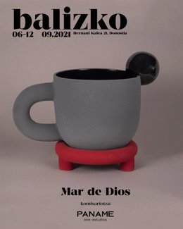 Cartel de la exposición Balizko de Mar de Dios.