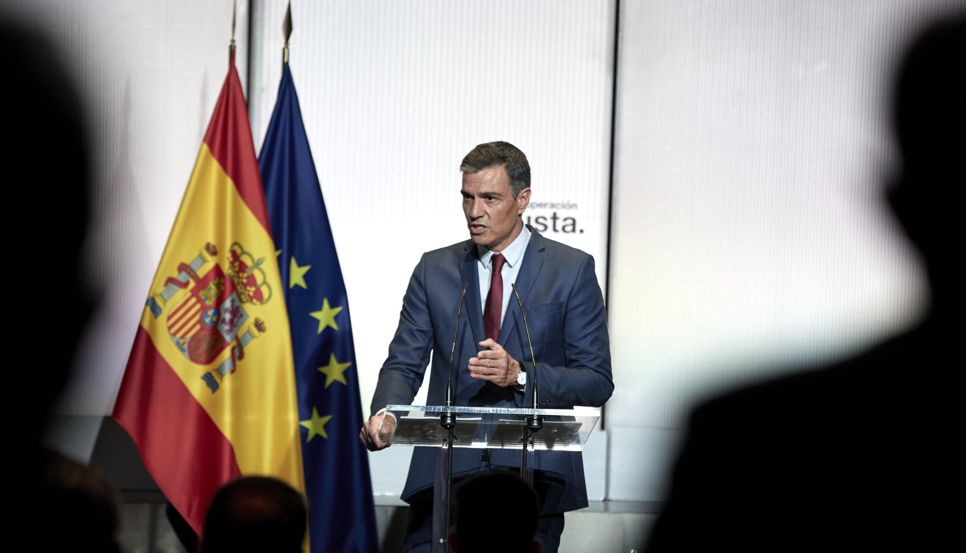 El presidente del Gobierno, Pedro Sánchez