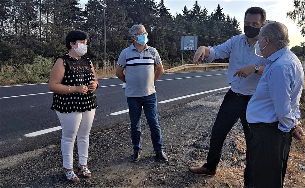 Visita a las obras en un tramo del Distrito Norte de Sevilla