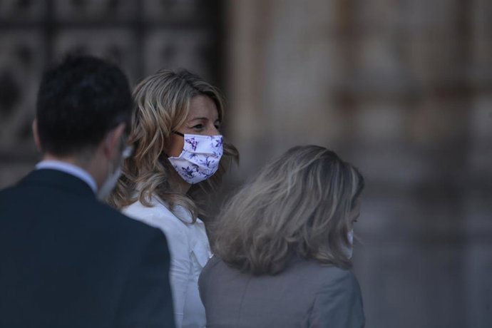 Archivo - La vicepresidenta segunda y ministra de Trabajo y Economía Social, Yolanda Díaz Pérez 