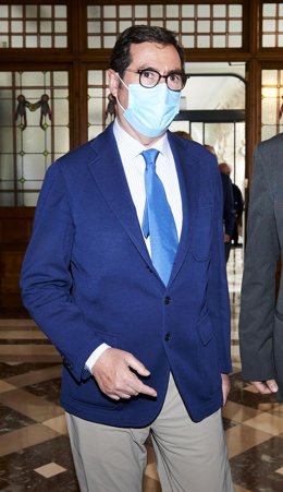 Archivo - El presidente de la CEOE, Antonio Garamendi