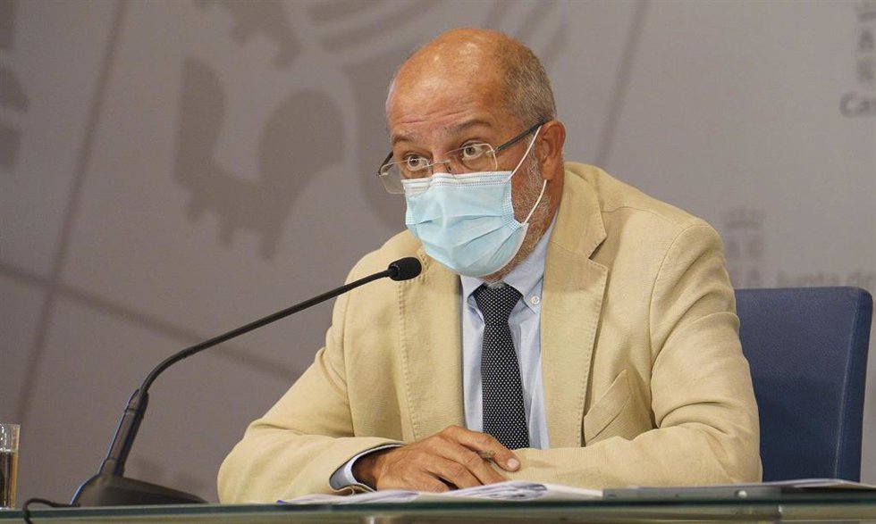 El vicepresidente y portavoz de la Junta, Francisco Igea, en la rueda de prensa posterior al Consejo de Gobierno.