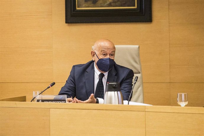 Archivo - El ex jefe de Asuntos Internos de la Policía Nacional Marcelino Martín Blas en la comisión de investigación del Congreso de los Diputados sobre la 'Operación Kitchen'.