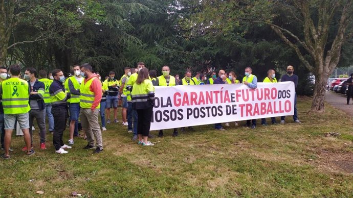 Protesta de personal de ENCE