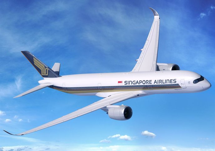 Archivo - Avión de Singapore Airlines.