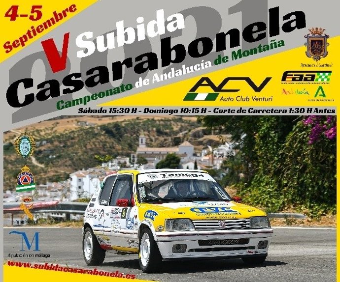 Casarabonela, escenario del Campeonato Provincial de Automovilismo Trofeo Diputación de Málaga