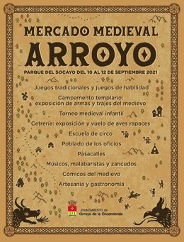 Cartel del Mercado Medieval de Arroyo de la Encomienda.
