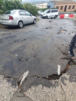 El Ayuntamiento de Calahorra ejecutará un asfaltado de emergencia en la calle Juan Ramos tras las fuertes lluvias