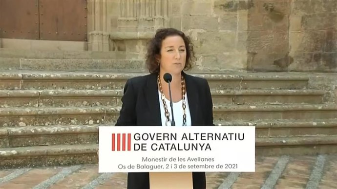 La portavoz del PSC en el Parlament y del 'Govern alternativo' de los socialistas, Alícia Romero.