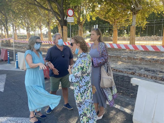 Peláez, junto a las obras de la avenida Torneo