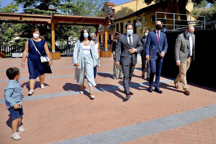 El presidente del PP C-LM, Paco Núñez, en Quer.