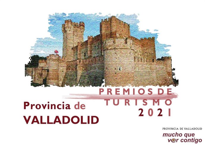 Cartel de los Premios de Turismo Provincia de Valladolid.