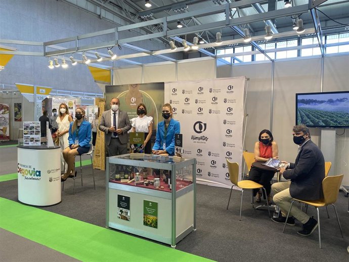 Stand de Alimentos de Segovia en Salamaq 2021.