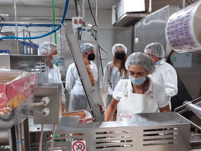 Visita de la Junta a la fábrica de helados de Nordwik