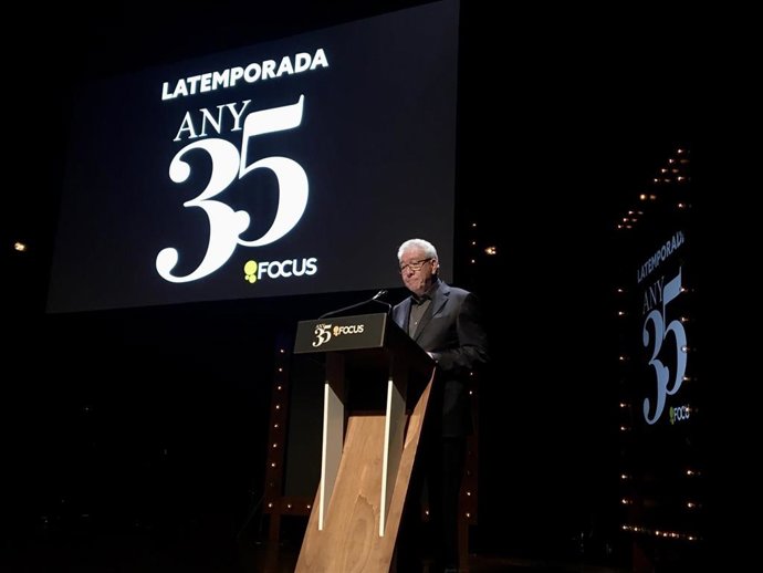 El presidente de Grup Focus, Daniel Martínez, presenta la temporada 2021-2022 de los teatros que gestiona la empresa en su 35 aniversario.