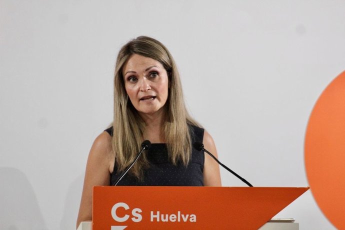 La coordinadora de Cs en Huelva y diputada provincial, María Ponce.