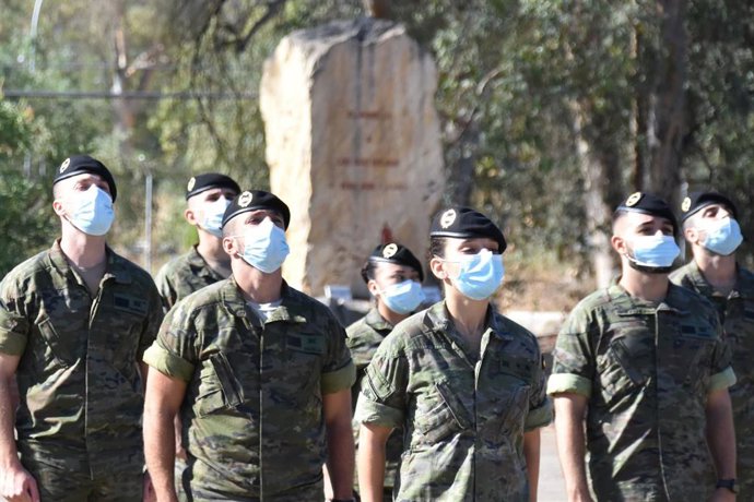 Algunos de los oficiales y suboficiales incorporados a la BRI X.