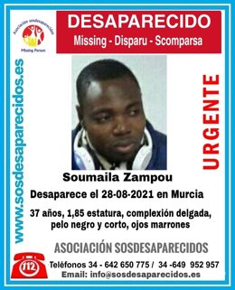 Cartel de SOS Desaparecidos