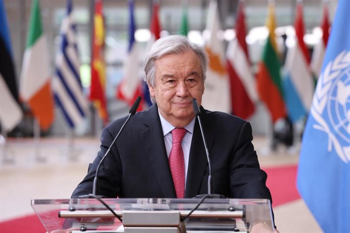 Archivo - El secretario general de Naciones Unidas, António Guterres
