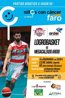 LogroBasket se presenta con un partido benéfico a beneficio de FARO
