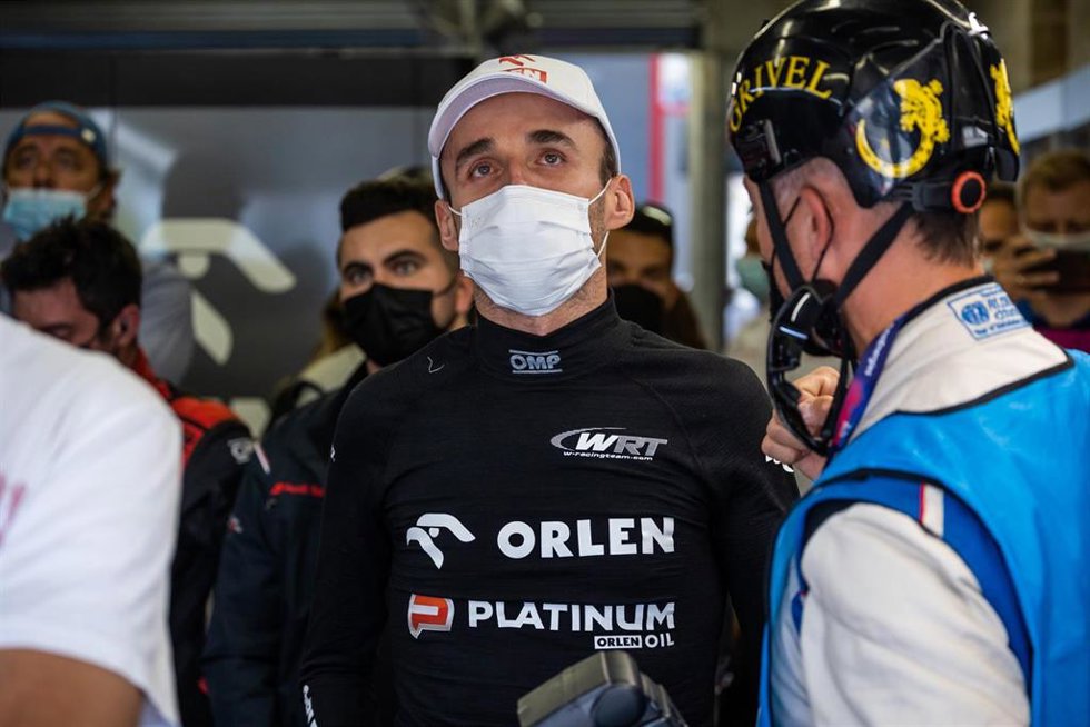 El piloto polaco Robert Kubica