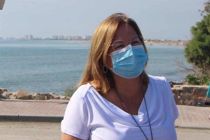 La alcaldesa de San Pedro del Pinatar, Visitación Martínez