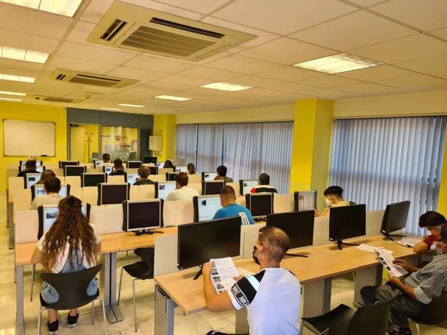 Foto de exámenes de conducción (archivo)