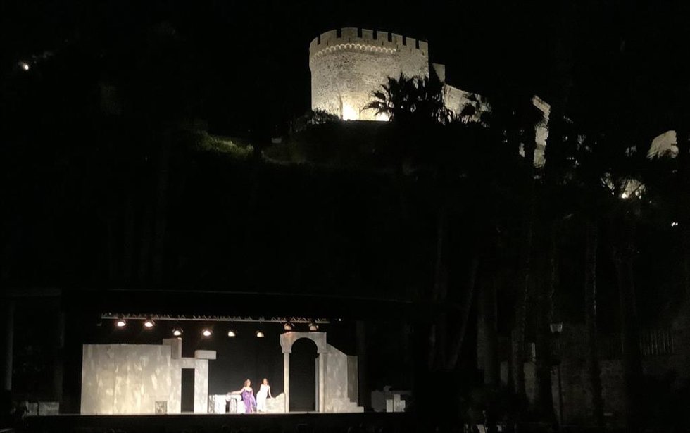 Representación del Festival de Teatro Grecolatino de Almuñécar (Granada).