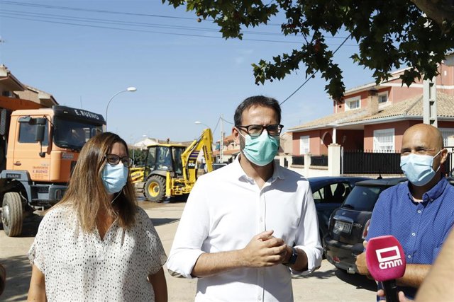 El secretario de Organización del PSOE de Castilla-La Mancha y diputado nacional, Sergio Gutiérrez, en Argés (Toledo)