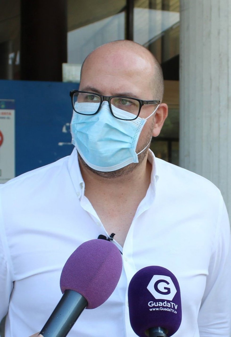 El presidente del Partido Popular de Guadalajara, Lucas Castillo