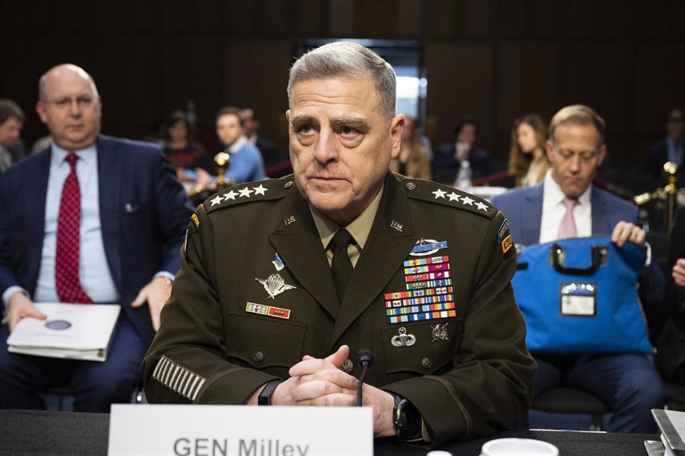 Archivo - El jefe del Estado Mayor Conjunto de Estados Unidos, Mark Milley.