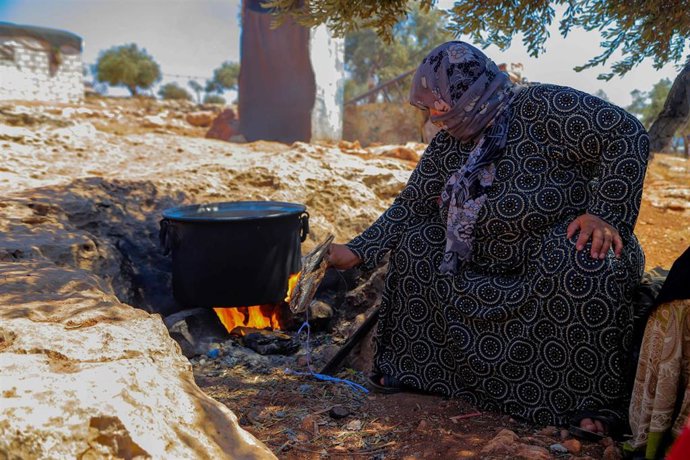 Archivo - Campamento de desplazados internos en Killi