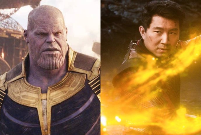 Thanos y Shang-Chi