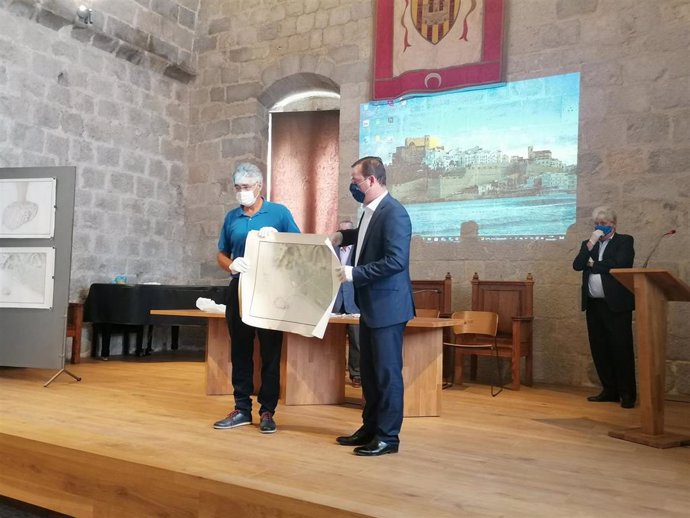 El Ayuntamiento de Peñíscola adquiere un mapa y plano de la ciudad elaborado por ingenieros de Napoleón