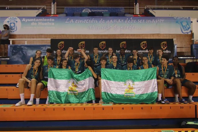 Andalucía participa en el Campeonato de España de Baloncesto Cadete e Infantil Huelva 2021.
