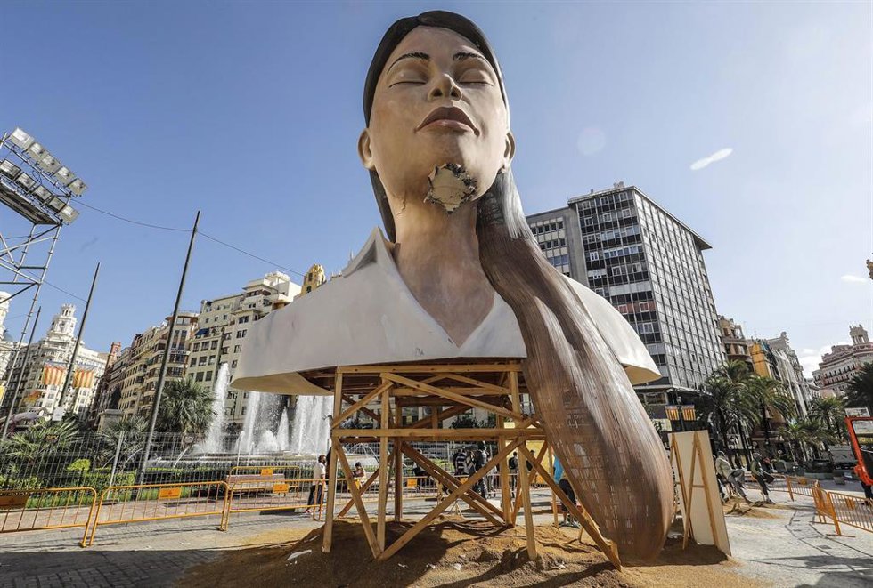 La Meditadora sufre daños por las lluvias