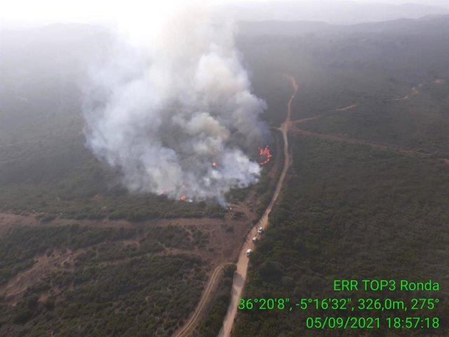 Incendio de San Roque (Cádiz)
