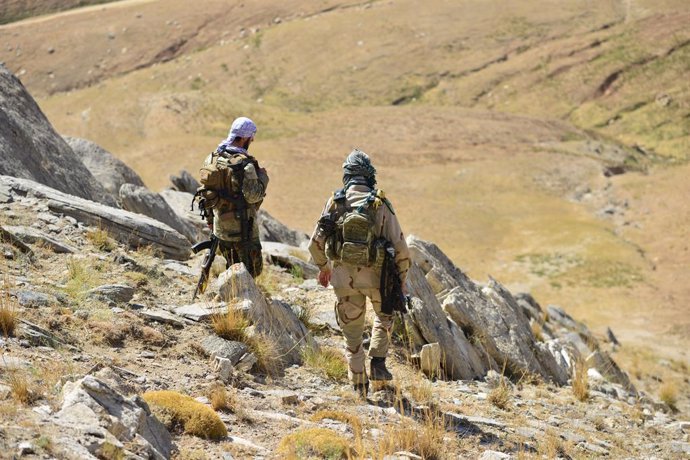 Milicianos antitalibán en Panjshir