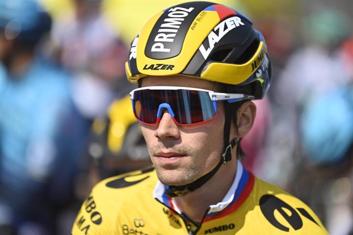 Archivo - 18 April 2021, Netherlands, Valkenburg: Slovenian cyclist Primoz Roglic of Team Jumbo-Visma is seen prior to the start of the men's elite Amstel Gold Race, a one-day cycling race, 218.36 km from Valkenburg to Berg en Terblijt. Photo: Eric Lalm
