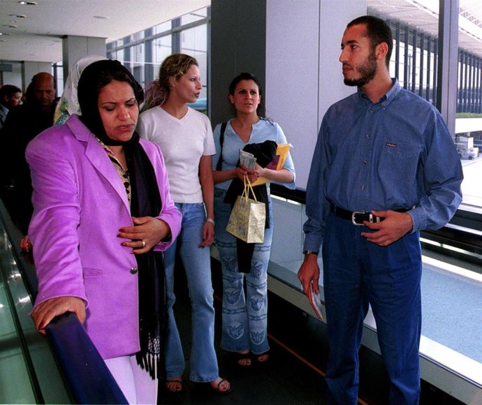 Archivo - El hijo del fallecido líder libio Muamar Gadafi, Saadi Gadafi.