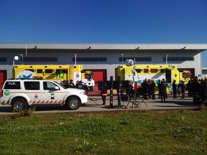 Imagen de archivo de unidades de emergencia en Extremadura