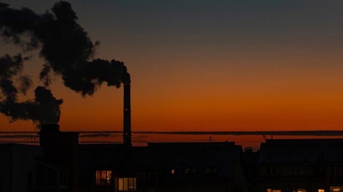 Chimeneas de industrias