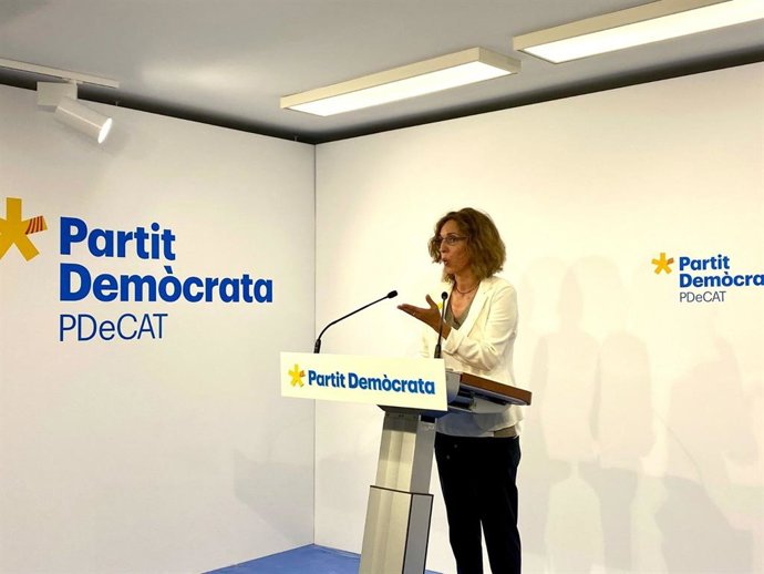 La secretaria general del PDeCAT, ngels Chacón