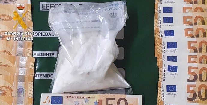 Cocaina incautada en Santa Amalia