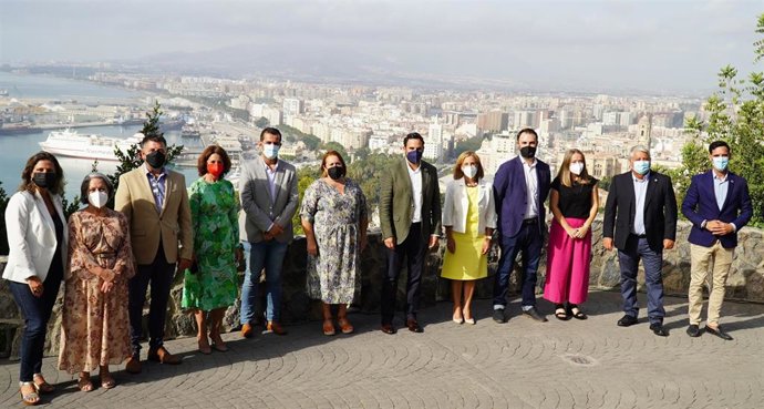 Grupo Municipal Socialista en Málaga en un acto del inicio de curso politico