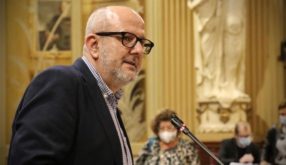 Archivo - El portavoz de MÉS per Mallorca en el Parlament, Miquel Ensenyat.