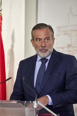 El secretario de Justicia e Interior del PP, Enrique López.