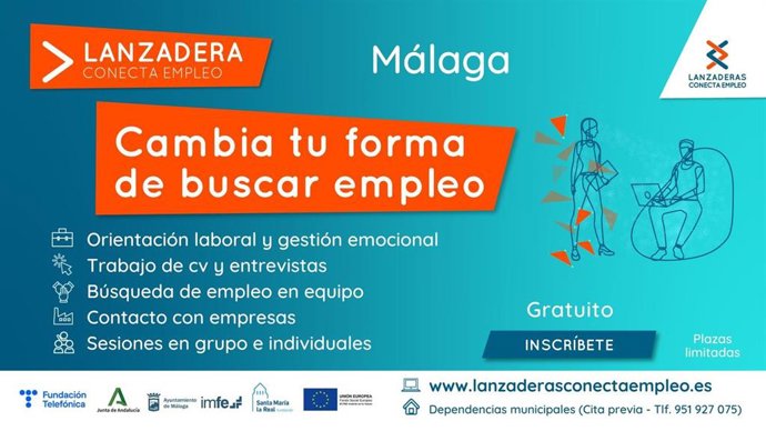 Málaga contará a partir de octubre con una nueva Lanzadera Conecta Empleo