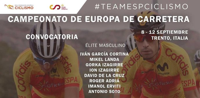 Mikel Landa liderará a España en el Europeo de ciclismo en ruta de Trento.
