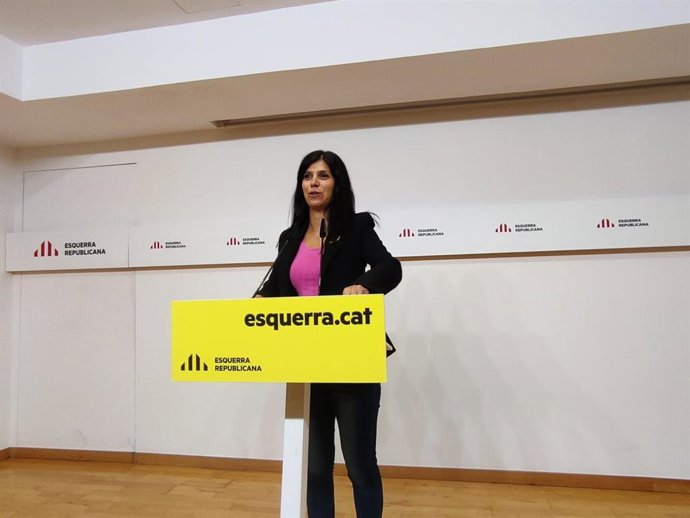 La secretaria general adjunta y portavoz de ERC, Marta Vilalta.